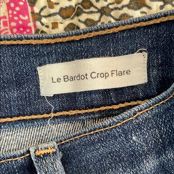 Frame Denim Blue Flare Wide Leg Jeans - Picture 3 of 4